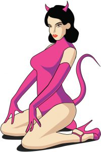 she devil hot female vector